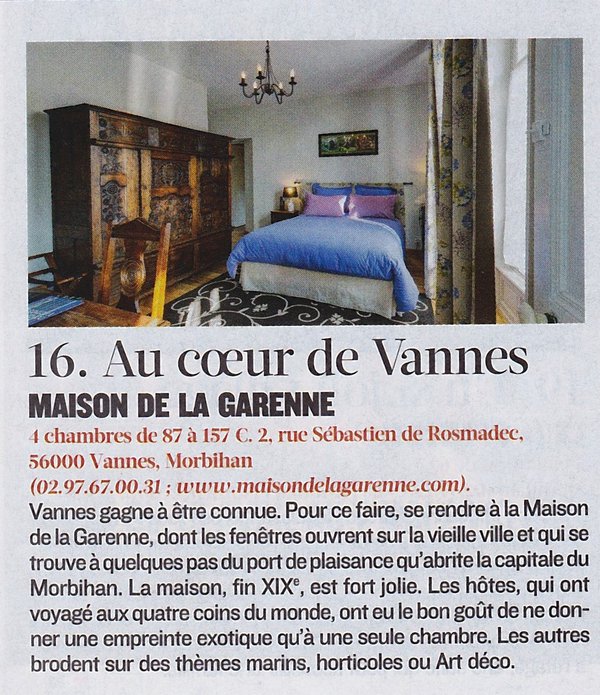 Le Figaro Magazine, spécial Chambres d'hôtes