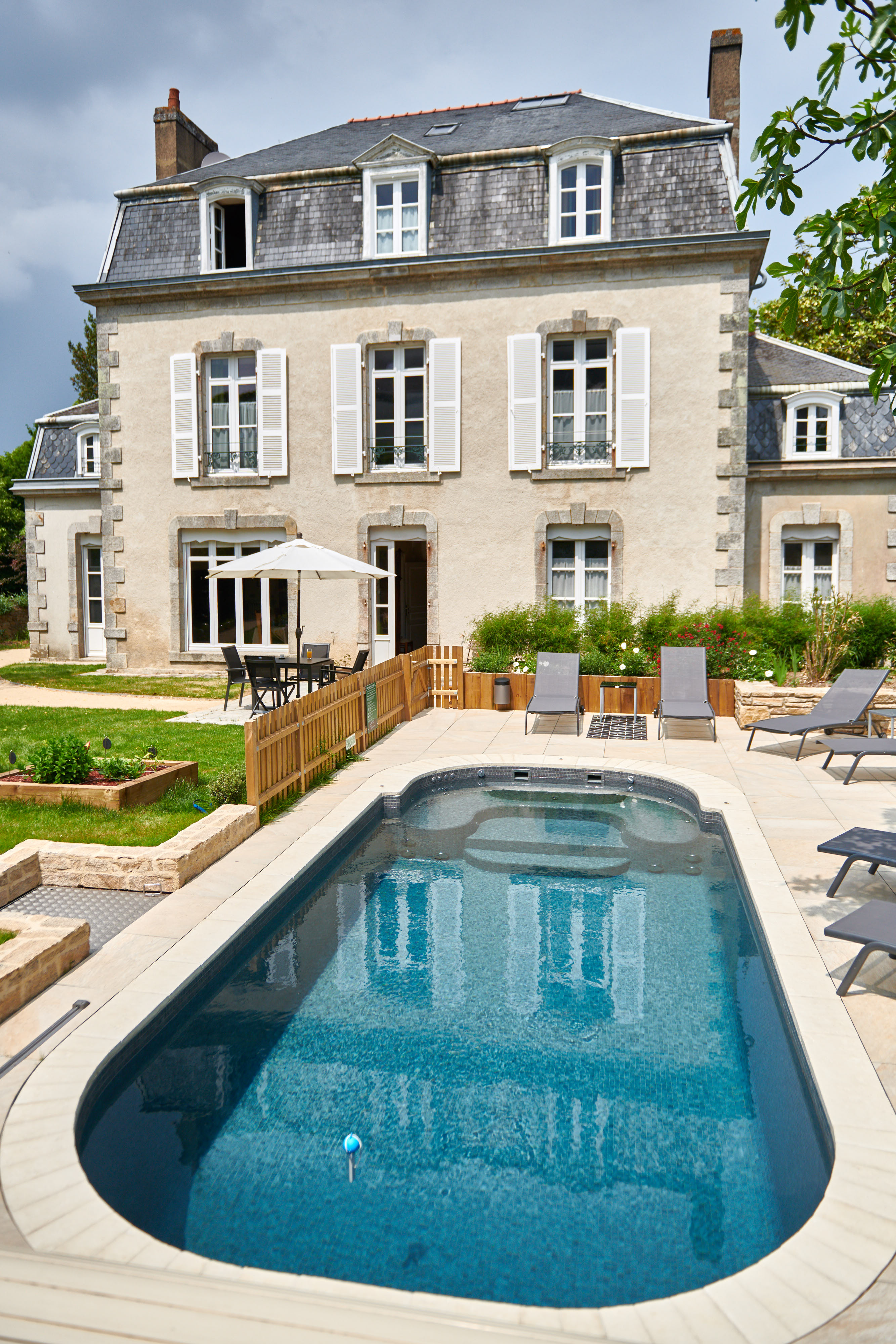 La maison et son spa de nage, crédit MLG